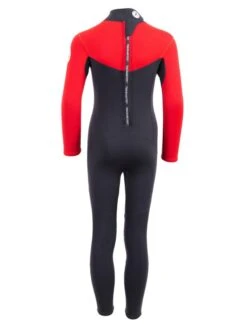 Two Bare Feet Thunderclap 2.5mm Junior Wetsuit (Red / Black) -Glider Wetsuit Store kids thunderclap full wetsuit red 5 1