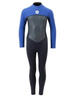 Two Bare Feet Thunderclap Pro 3/2mm Junior Wetsuit (Black / Blue)