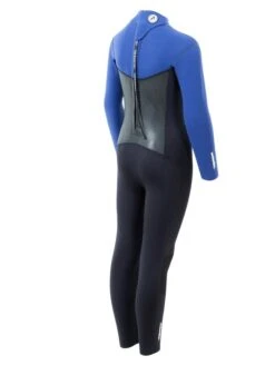 Two Bare Feet Thunderclap Pro 4/3mm Junior Winter Wetsuit (Black / Blue) -Glider Wetsuit Store kids thunderclap pro blue 6 2