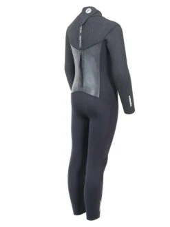 Two Bare Feet Thunderclap Pro 5/4mm Junior Winter Wetsuit (Black / Dark Grey) -Glider Wetsuit Store kids thunderclap pro dark grey 6 9 1