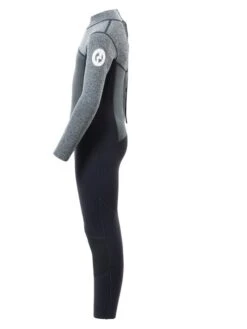 Two Bare Feet Thunderclap Pro 3/2mm Junior Wetsuit (Black / Delta Grey) -Glider Wetsuit Store kids thunderclap pro grey 3
