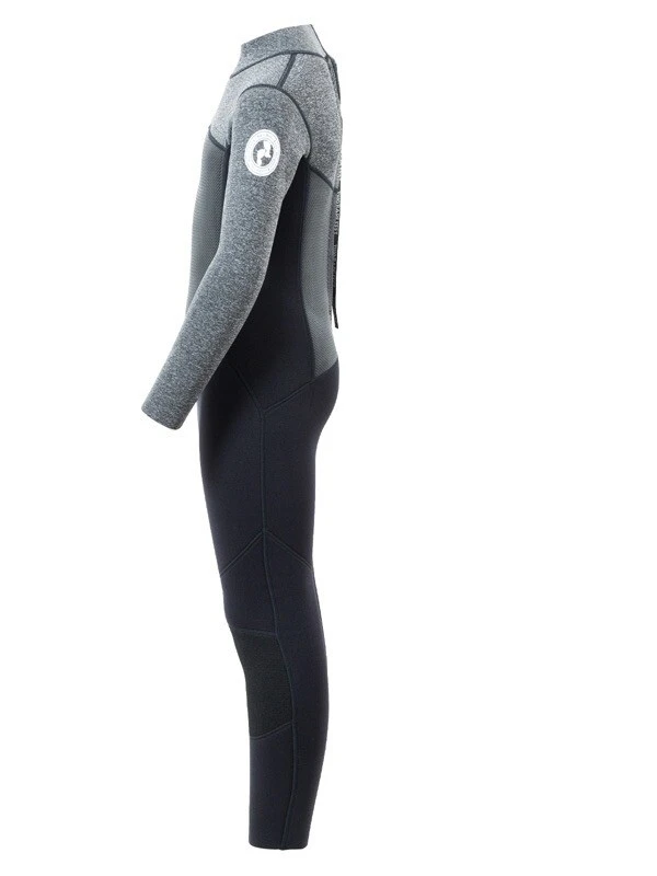 Two Bare Feet Thunderclap Pro 4/3mm Junior Winter Wetsuit (Black / Delta Grey) 5 Two Bare Feet Thunderclap Pro 4/3mm Junior Winter Wetsuit (Black / Delta Grey) - Image 3