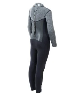 Two Bare Feet Thunderclap Pro 5/4mm Junior Winter Wetsuit (Black / Delta Grey) -Glider Wetsuit Store kids thunderclap pro 4.3 grey 6 2