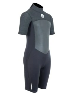 Two Bare Feet Thunderclap Pro 3/2mm Junior Shorty Wetsuit (Black/Dark Grey) 17 Two Bare Feet Thunderclap Pro 3/2mm Junior Shorty Wetsuit (Black/Dark Grey) -Glider Wetsuit Store kids thunderclap pro shorty dark grey 8