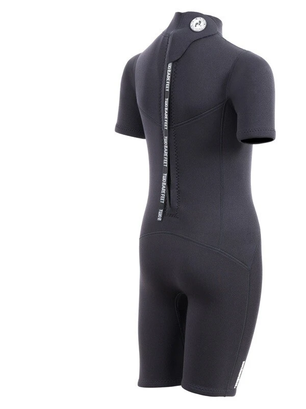 Two Bare Feet Thunderclap 2.5mm Junior Shorty Wetsuit (Black) 8 Two Bare Feet Thunderclap 2.5mm Junior Shorty Wetsuit (Black) - Image 6