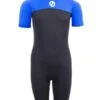 Two Bare Feet Thunderclap 2.5mm Junior Shorty Wetsuit (Blue / Black) -Glider Wetsuit Store kids thunderclap shorty wetsuit blue 1 1