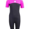 Two Bare Feet Thunderclap 2.5mm Junior Shorty Wetsuit (Pink / Black)