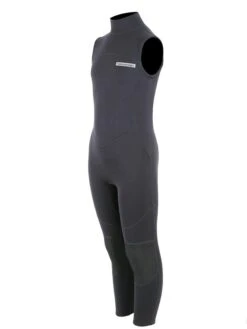 Two Bare Feet Thunderclap 2.5mm Junior Sleeveless Wetsuit (Black) 11 Two Bare Feet Thunderclap 2.5mm Junior Sleeveless Wetsuit (Black) -Glider Wetsuit Store kids thunderclap sleeveless full leg black 2 2
