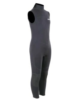 Two Bare Feet Thunderclap 2.5mm Junior Sleeveless Wetsuit (Black) 17 Two Bare Feet Thunderclap 2.5mm Junior Sleeveless Wetsuit (Black) -Glider Wetsuit Store kids thunderclap sleeveless full leg black 8 1
