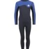 Two Bare Feet Junior Aspect Fleece Lined Zipless Thermal 2.5mm Superstretch Wetsuit Top & Pants Set (Black/Blue) -Glider Wetsuit Store kq9jcv m