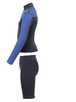 Two Bare Feet Junior Aspect Fleece Lined Zipless Thermal 2.5mm Superstretch Wetsuit Top & Shorts Set (Black/Blue) 13 Two Bare Feet Junior Aspect Fleece Lined Zipless Thermal 2.5mm Superstretch Wetsuit Top & Shorts Set (Black/Blue) -Glider Wetsuit Store kqw6ct w