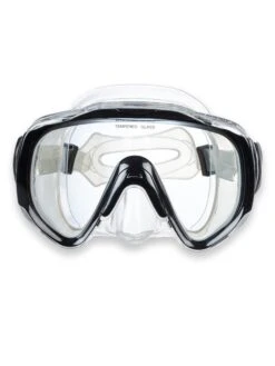 Two Bare Feet Adult Silicone Mask Set 2 XL (Black)