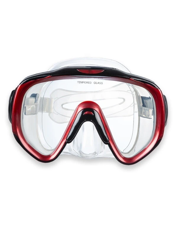 Two Bare Feet Adult Silicone Mask Set 2 XL (Red) 3 Two Bare Feet Adult Silicone Mask Set 2 XL (Red)