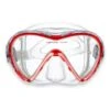 Two Bare Feet Adult Silicone Mask Set 3 (Red) -Glider Wetsuit Store m148s red