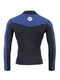 Two Bare Feet Mens Aspect Fleece Lined Zipless Thermal 2.5mm Superstretch Wetsuit Top & Pants Set (Black/Blue) -Glider Wetsuit Store m165yc 9