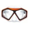 DiveSport Silicone Mask (Orange / Clear) -Glider Wetsuit Store m6231s orange clear