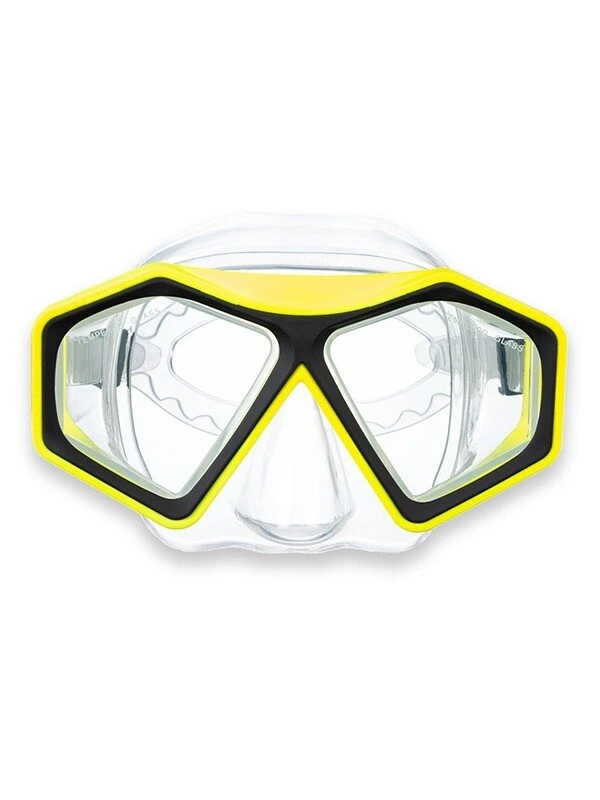 DiveSport Silicone Mask (Yellow / Clear) 3 DiveSport Silicone Mask (Yellow / Clear)