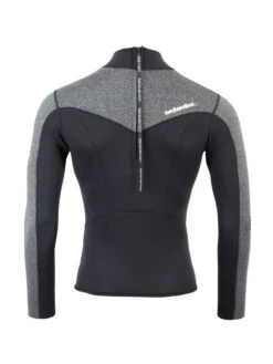 Two Bare Feet Mens Aspect Back Zip 2.5mm Wetsuit Jacket (Black/Grey) 14 Two Bare Feet Mens Aspect Back Zip 2.5mm Wetsuit Jacket (Black/Grey) -Glider Wetsuit Store mens aspect back zip jacket black delta 5 5