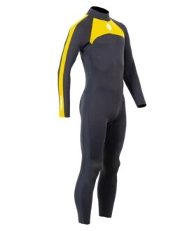 Two Bare Feet Flare 2.5mm Mens Superstretch Full Length Wetsuit (Yellow) -Glider Wetsuit Store mens flare full yellow 8