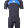 Two Bare Feet Flare 2.5mm Mens Superstretch Shorty Wetsuit (Blue) 1 Two Bare Feet Flare 2.5mm Mens Superstretch Shorty Wetsuit (Blue) -Glider Wetsuit Store mens flare shorty blue 1
