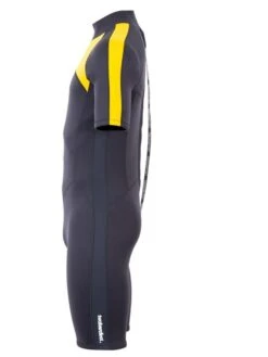 Two Bare Feet Flare 2.5mm Mens Superstretch Shorty Wetsuit (Yellow) -Glider Wetsuit Store mens flare shorty yellow 3