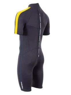 Two Bare Feet Flare 2.5mm Mens Superstretch Shorty Wetsuit (Yellow) -Glider Wetsuit Store mens flare shorty yellow 4