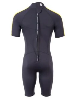 Two Bare Feet Flare 2.5mm Mens Superstretch Shorty Wetsuit (Yellow) -Glider Wetsuit Store mens flare shorty yellow 5