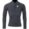 Two Bare Feet Mens Heritage 3mm Half Zip Long Sleeve Wetsuit Jacket (Black) 1 Two Bare Feet Mens Heritage 3mm Half Zip Long Sleeve Wetsuit Jacket (Black) -Glider Wetsuit Store mens heritage half zip 1