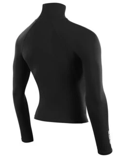 Two Bare Feet Adults Long Sleeve Rash Vest (Black) -Glider Wetsuit Store mens long sleeve black 6