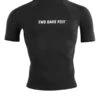 Two Bare Feet Adults Short Sleeve Rash Vest (Black) -Glider Wetsuit Store mens short sleeve black 1