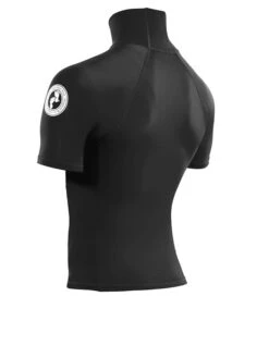 Two Bare Feet Adults Short Sleeve Rash Vest (Black) 13 Two Bare Feet Adults Short Sleeve Rash Vest (Black) -Glider Wetsuit Store mens short sleeve black 4