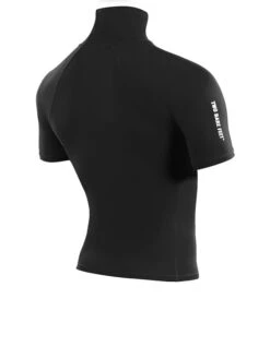 Two Bare Feet Adults Short Sleeve Rash Vest (Black) 15 Two Bare Feet Adults Short Sleeve Rash Vest (Black) -Glider Wetsuit Store mens short sleeve black 6