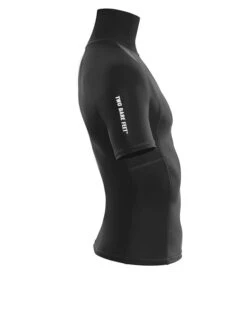 Two Bare Feet Adults Short Sleeve Rash Vest (Black) 16 Two Bare Feet Adults Short Sleeve Rash Vest (Black) -Glider Wetsuit Store mens short sleeve black 7
