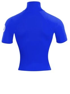 Two Bare Feet Adults Short Sleeve Rash Vest (Blue) 14 Two Bare Feet Adults Short Sleeve Rash Vest (Blue) -Glider Wetsuit Store mens short sleeve blue 5