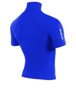 Two Bare Feet Adults Short Sleeve Rash Vest (Blue) 15 Two Bare Feet Adults Short Sleeve Rash Vest (Blue) -Glider Wetsuit Store mens short sleeve blue 6