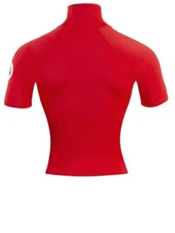 Two Bare Feet Adults Short Sleeve Rash Vest (Red) 14 Two Bare Feet Adults Short Sleeve Rash Vest (Red) -Glider Wetsuit Store mens short sleeve red 5