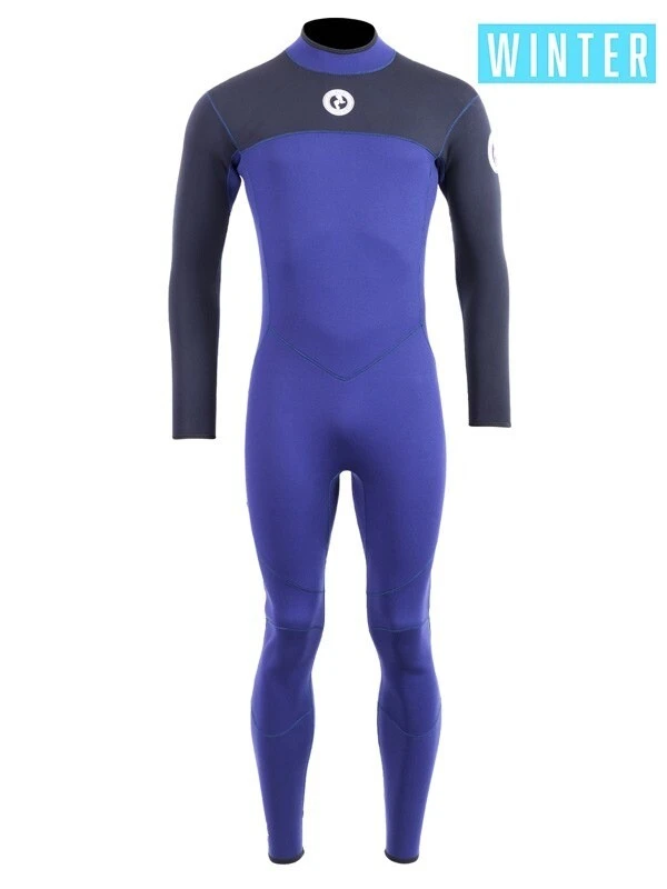 Two Bare Feet Thunderclap 4/3mm Mens Winter Wetsuit (Navy) 3 Two Bare Feet Thunderclap 4/3mm Mens Winter Wetsuit (Navy)