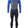 Two Bare Feet Thunderclap Pro 4/3mm Mens Wetsuit (Black / Blue) -Glider Wetsuit Store mens thunderclap pro 4.3 blue 1