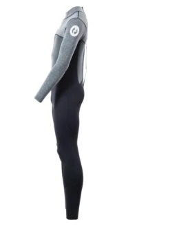 Two Bare Feet Thunderclap Pro 4/3mm Mens Wetsuit (Black/Delta Grey) -Glider Wetsuit Store mens thunderclap pro 4.3 grey 3
