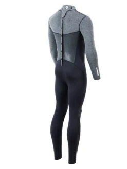 Two Bare Feet Thunderclap Pro 5/4mm Mens Winter Wetsuit (Black / Delta Grey) -Glider Wetsuit Store mens thunderclap pro 4.3 grey 6 1