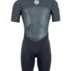 Two Bare Feet Thunderclap Pro 3/2mm Mens Shorty Wetsuit (Black/Dark Grey)