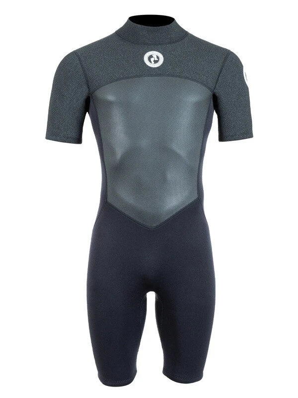 Two Bare Feet Thunderclap Pro 3/2mm Mens Shorty Wetsuit (Black/Dark Grey) 3 Two Bare Feet Thunderclap Pro 3/2mm Mens Shorty Wetsuit (Black/Dark Grey)
