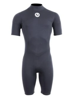 Two Bare Feet Thunderclap 2.5mm Mens Shorty Wetsuit (Black)