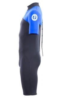 Two Bare Feet Thunderclap 2.5mm Mens Shorty Wetsuit (Blue / Black) -Glider Wetsuit Store mens thunderclap shorty blue 3