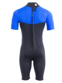 Two Bare Feet Thunderclap 2.5mm Mens Shorty Wetsuit (Blue / Black) -Glider Wetsuit Store mens thunderclap shorty blue 5