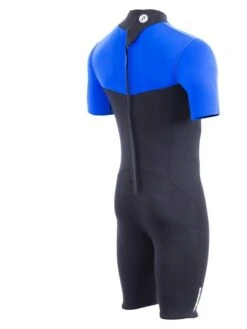 Two Bare Feet Thunderclap 2.5mm Mens Shorty Wetsuit (Blue / Black) -Glider Wetsuit Store mens thunderclap shorty blue 6