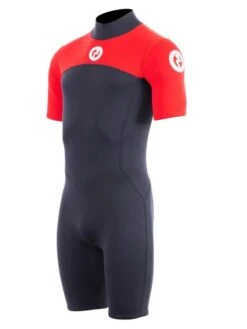 Glider Wetsuit Store -Glider Wetsuit Store mens thunderclap shorty red 2 1