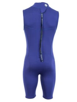 Two Bare Feet Thunderclap 2.5mm Mens Sleeveless Shorty Wetsuit (Navy) -Glider Wetsuit Store mens thunderclap sleeveless shorty navy 5