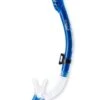 Pro Dive Series Dry Top Silicone Snorkel (Blue) -Glider Wetsuit Store pro dive series dry top blue