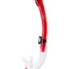 Pro Dive Series Dry Top Silicone Snorkel (Red) -Glider Wetsuit Store pro dive series dry top red